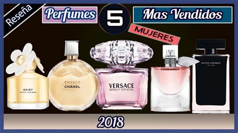 los perfumes mas vendidos de la historia|5 mejores perfumes de mujer.